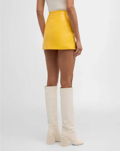 Courrèges Reedition Vinyl Mini Skirt | Thumbnail 68