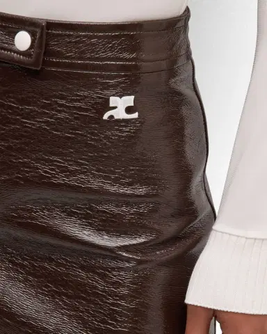 Courrèges Reedition Vinyl Mini Skirt | Thumbnail 79