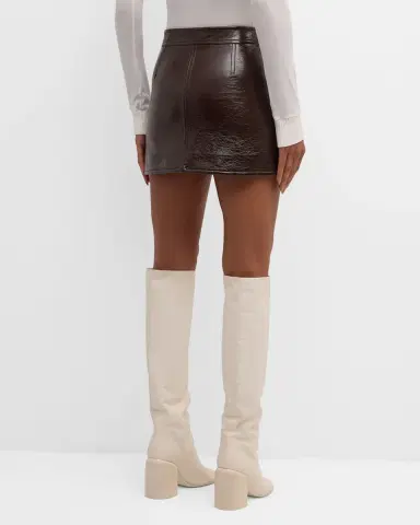 Courrèges Reedition Vinyl Mini Skirt | Thumbnail 80