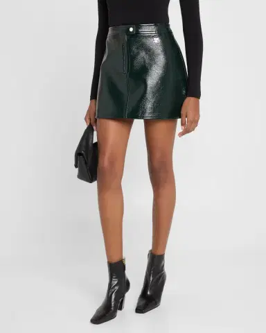 Courrèges Reedition Vinyl Mini Skirt | Thumbnail 84