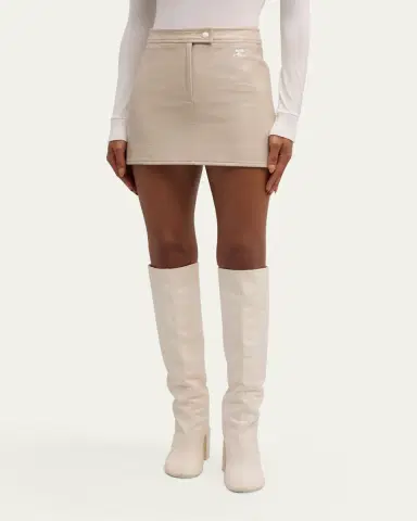 Courrèges Reedition Vinyl Mini Skirt | Thumbnail 10