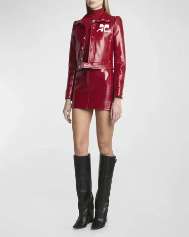 Courrèges Reedition Vinyl Mini Skirt | Thumbnail 93
