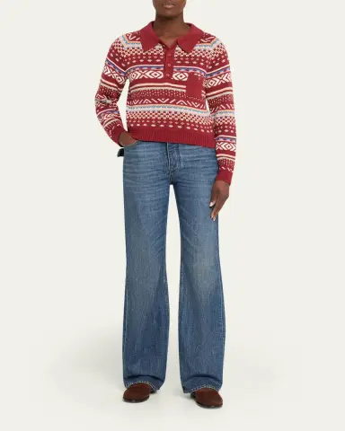 Alix of Bohemia Liza Fairisle Raglan Sweater | Thumbnail 2