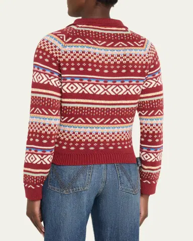 Alix of Bohemia Liza Fairisle Raglan Sweater | Thumbnail 3