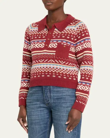 Alix of Bohemia Liza Fairisle Raglan Sweater | Thumbnail 4
