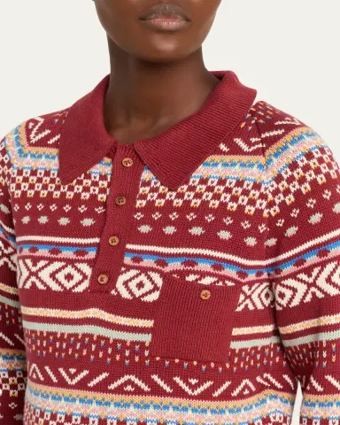 Alix of Bohemia Liza Fairisle Raglan Sweater | Thumbnail 5