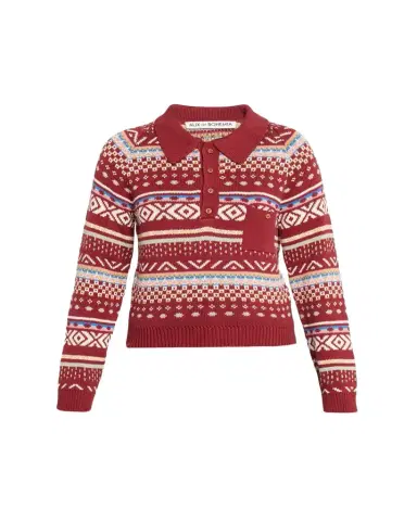 Alix of Bohemia Liza Fairisle Raglan Sweater | Thumbnail 1