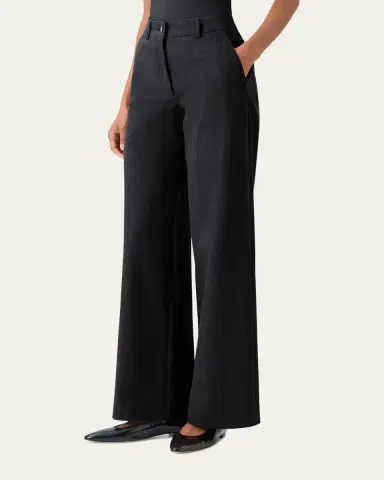 Akris Finnian Wide-Leg Denim Pants | Thumbnail 4