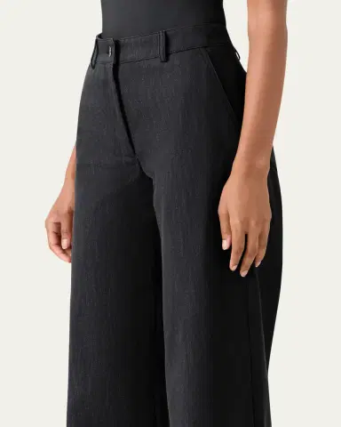 Akris Finnian Wide-Leg Denim Pants | Thumbnail 5