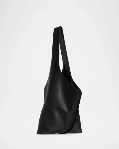 The Row Bindle Small Shoulder Bag in Saddle Leather | Thumbnail 3