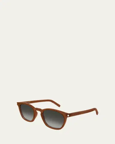 Saint Laurent Men's SL 28-051 Square Acetate Sunglasses | Thumbnail 2