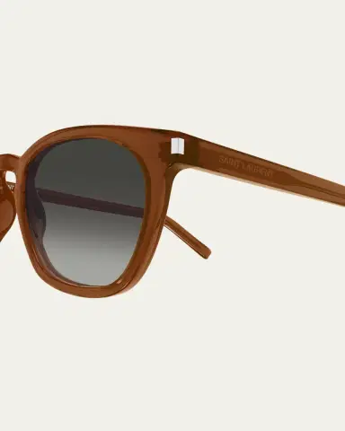 Saint Laurent Men's SL 28-051 Square Acetate Sunglasses | Thumbnail 3