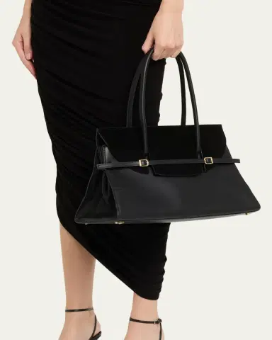 Simkhai River Suede Flap Leather Shoulder Bag | Thumbnail 2
