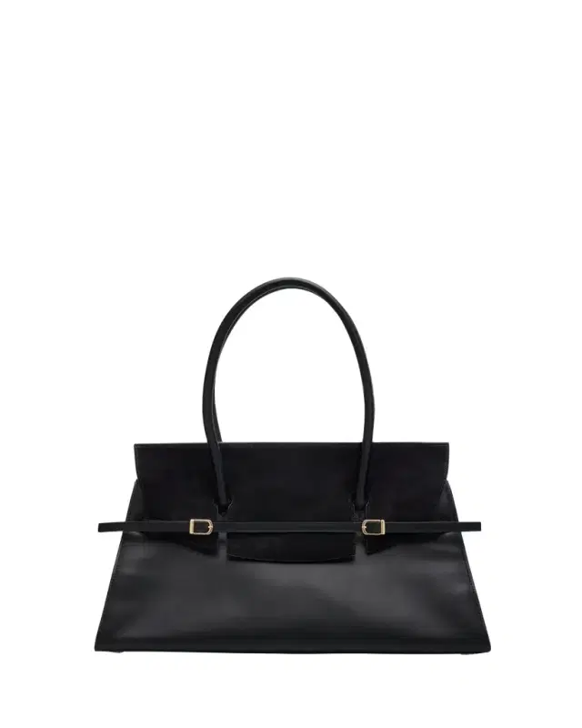 SIMKHAI River Suede Flap Leather Shoulder Bag
