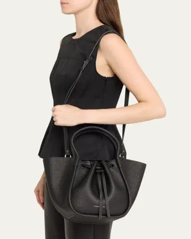 Proenza Schouler Small Ruched Leather Tote Bag | Thumbnail 2