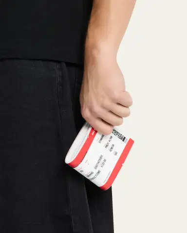 Balenciaga Passport Boarding Pass Bifold Leather Wallet | Thumbnail 2 Balenciaga Passport Boarding Pass Bifold Leather Wallet | Thumbnail 2