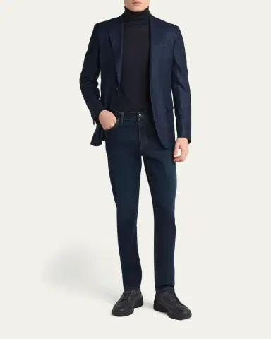 ZEGNA Men's 15milmil15 Wool Check Two-Button Sport Coat | Thumbnail 2 ZEGNA Men's 15milmil15 Wool Check Two-Button Sport Coat | Thumbnail 2