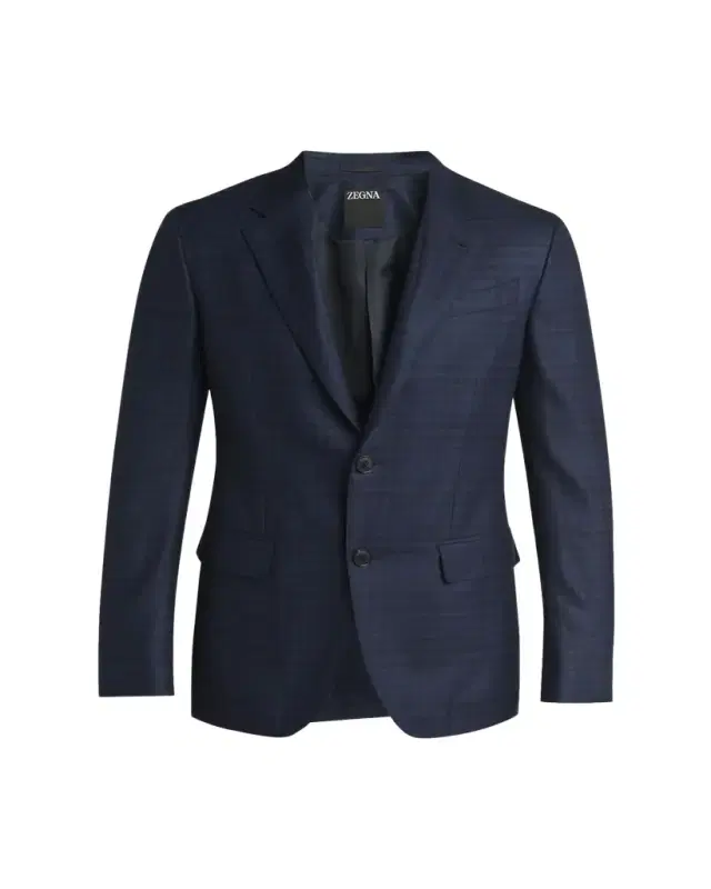 Men's 15milmil15 Wool Check Two-Button Sport Coat