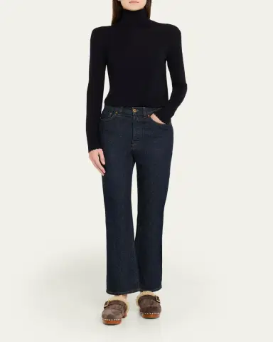 Chloé Jeanette Suede Shearling-Lined Clogs | Thumbnail 5 Chloé Jeanette Suede Shearling-Lined Clogs | Thumbnail 5