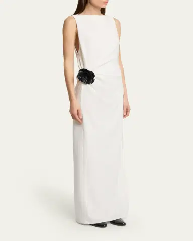 Proenza Schouler Indria Matte Double Crepe Dress | Thumbnail 4 Proenza Schouler Indria Matte Double Crepe Dress | Thumbnail 4