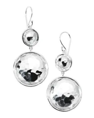 Ippolita 925 Classico Medium Hammered Snowman Earrings | Thumbnail 1 Ippolita 925 Classico Medium Hammered Snowman Earrings | Thumbnail 1