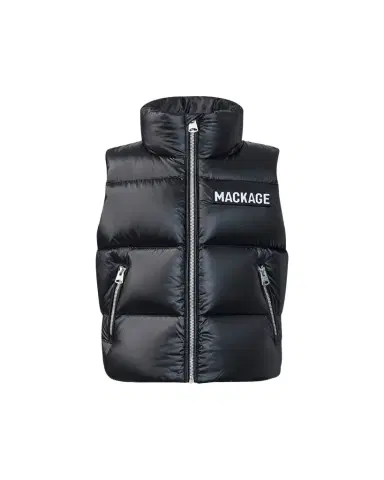 Mackage Kid's Charlee Quilted Logo Vest, Size 2-6 | Thumbnail 1 Mackage Kid's Charlee Quilted Logo Vest, Size 2-6 | Thumbnail 1