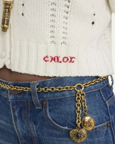 Chloé Wool & Cashmere Cropped Puff-Sleeve Cardigan | Thumbnail 5