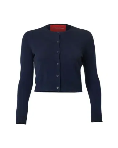 Carolina Herrera Crew-Neck Wool Cardigan | Thumbnail 1