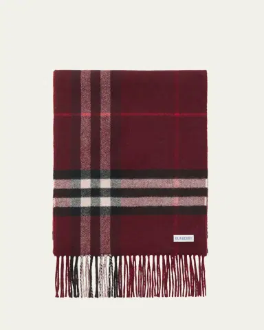 Burberry Double-Faced Wool Check Scarf | Thumbnail 4 Burberry Double-Faced Wool Check Scarf | Thumbnail 4
