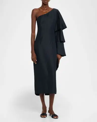 Oscar de la Renta Foxglove Jacquard Knit Short-Sleeve Mini Dress | Thumbnail 8 Oscar de la Renta Foxglove Jacquard Knit Short-Sleeve Mini Dress | Thumbnail 8