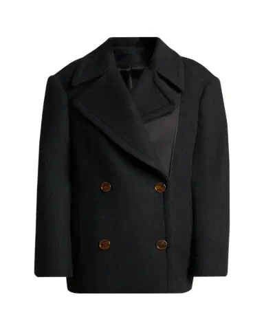 Lanvin Wool Oversized Double-Breasted Coat | Thumbnail 1 Lanvin Wool Oversized Double-Breasted Coat | Thumbnail 1