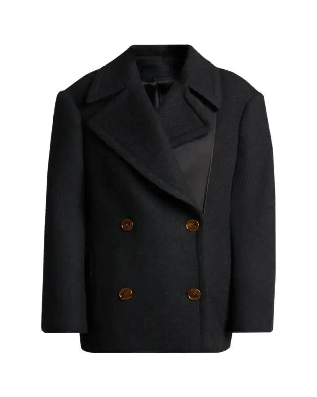 Wool Oversized Double-Breasted Coat