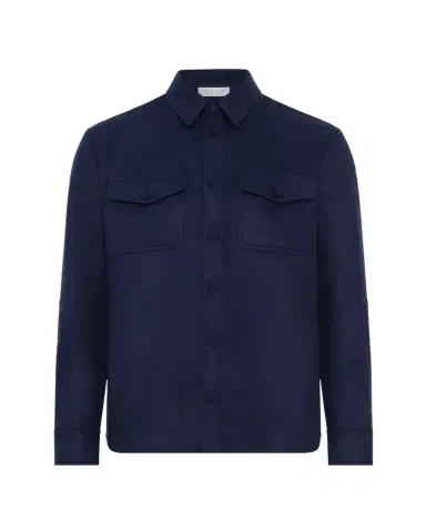 Gabriela Hearst Men's Lucas Silk Overshirt | Thumbnail 1 Gabriela Hearst Men's Lucas Silk Overshirt | Thumbnail 1
