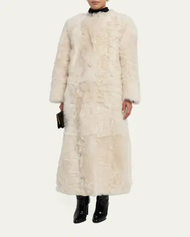 Yves Salomon Long Toscana Lamb Shearling Coat | Thumbnail 4 Yves Salomon Long Toscana Lamb Shearling Coat | Thumbnail 4