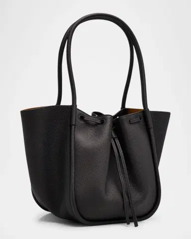 Proenza Schouler Large Ruched Pebbled Calfskin Tote Bag | Thumbnail 2