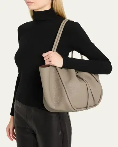 Proenza Schouler Large Ruched Pebbled Calfskin Tote Bag | Thumbnail 11