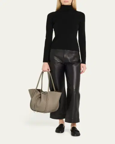 Proenza Schouler Large Ruched Pebbled Calfskin Tote Bag | Thumbnail 14