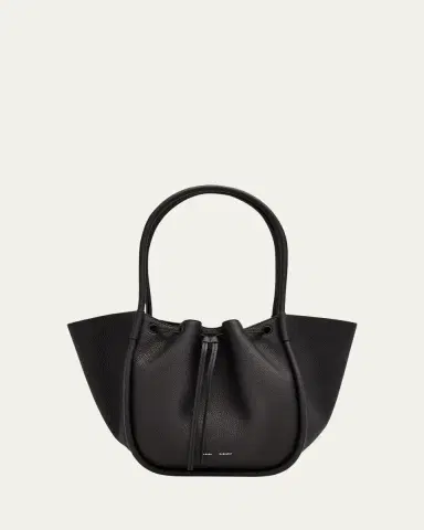 Proenza Schouler Large Ruched Pebbled Calfskin Tote Bag | Thumbnail 6
