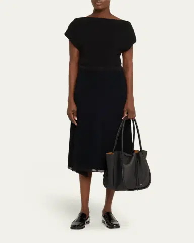 Proenza Schouler Large Ruched Pebbled Calfskin Tote Bag | Thumbnail 10