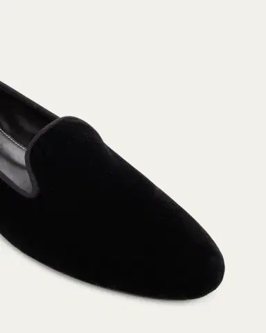 Toteme Velvet Loafers | Thumbnail 3