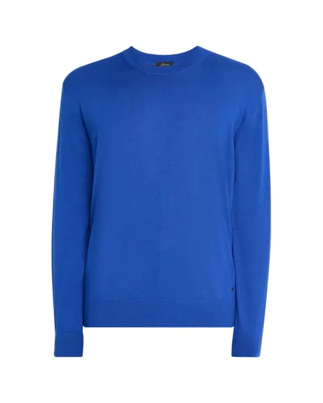 Men's Cashmere-Silk Crewneck Sweater