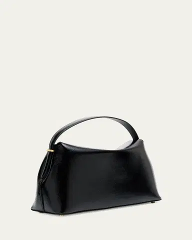 Toteme T-Lock Naplack Leather Top-Handle Bag | Thumbnail 3