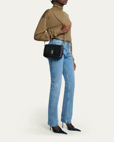 Saint Laurent Kate YSL Flap Shoulder Bag in Leather | Thumbnail 5 Saint Laurent Kate YSL Flap Shoulder Bag in Leather | Thumbnail 5