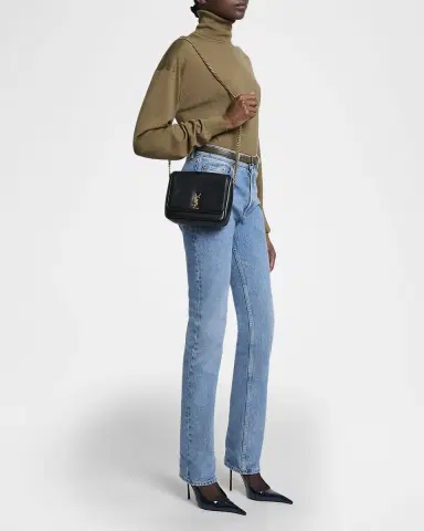 Saint Laurent Kate YSL Flap Shoulder Bag in Leather | Thumbnail 9 Saint Laurent Kate YSL Flap Shoulder Bag in Leather | Thumbnail 9