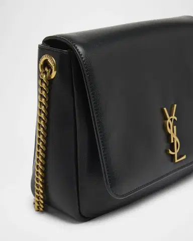 Saint Laurent Kate YSL Flap Shoulder Bag in Leather | Thumbnail 10 Saint Laurent Kate YSL Flap Shoulder Bag in Leather | Thumbnail 10
