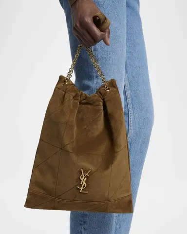 Saint Laurent Jamie 4.3 YSL Pochon Shoulder Bag in Suede | Thumbnail 6 Saint Laurent Jamie 4.3 YSL Pochon Shoulder Bag in Suede | Thumbnail 6