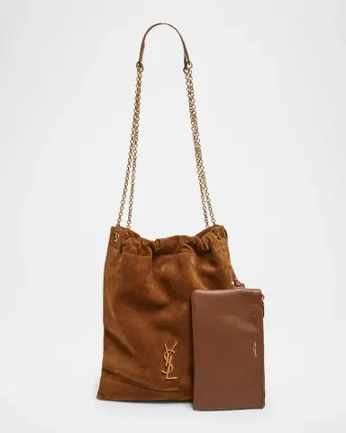 Saint Laurent Jamie 4.3 YSL Pochon Shoulder Bag in Suede | Thumbnail 10 Saint Laurent Jamie 4.3 YSL Pochon Shoulder Bag in Suede | Thumbnail 10