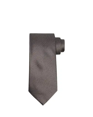Zegna Men's Neat Micro-Jacquard Silk Tie | Thumbnail 1