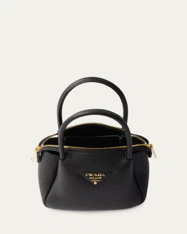 Prada Mini Leather Top-Handle Bag | Thumbnail 2