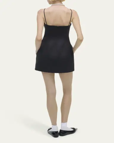 Marc Jacobs Satin Bow Mini Dress | Thumbnail 3